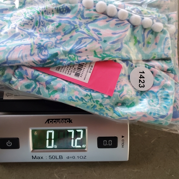 NEW Lilly Pulitzer Camilla Dress Small Surf Blue Soleil‎ Pom Pom Ruffle Easter S - Picture 13 of 14